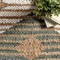 Nuloom Hand Braided Marla Denim And Jute Diamonds Area Rug 4ft x 6ft ASDR02D-406 - alternate 2